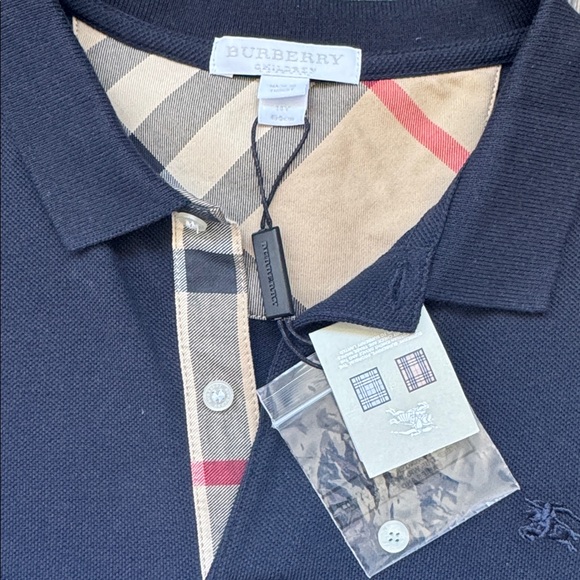 Burberry Cotton Piqué Polo Shirt - NWT - Picture 3 of 6